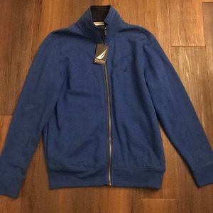 Nautica fleece lined zip up jacket